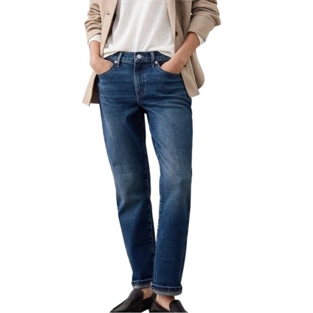 Banana Republic Girlfriend Jeans- worn about 7x- perfectly broken‎ in